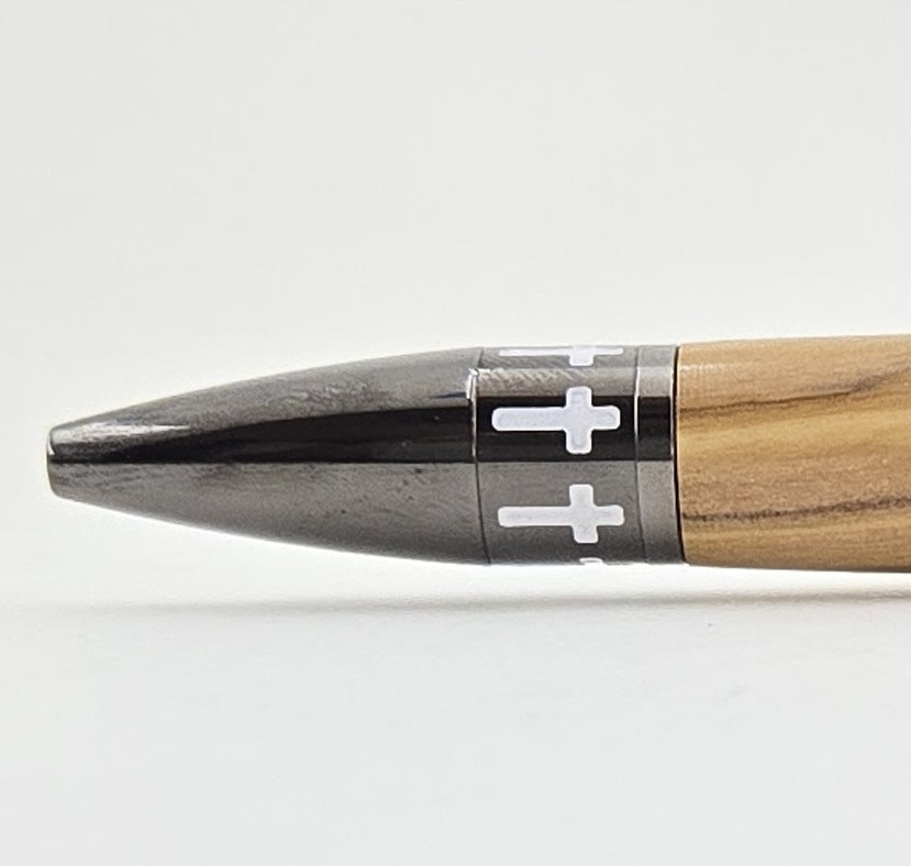 Matthew 17:20 Mustard Seed Twist Pen – Hand-Turned Scripture Pen with a Real Mustard Seed