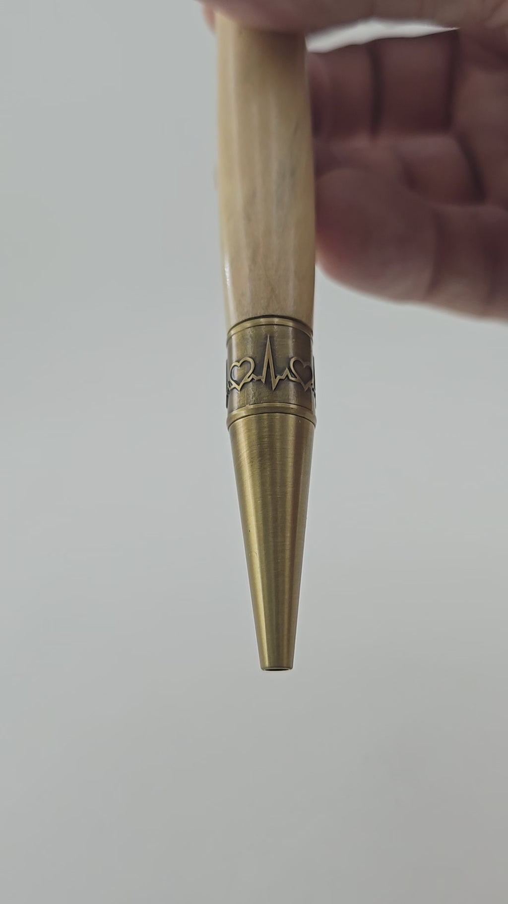 Medical Twist Pen EKG tip close-up video